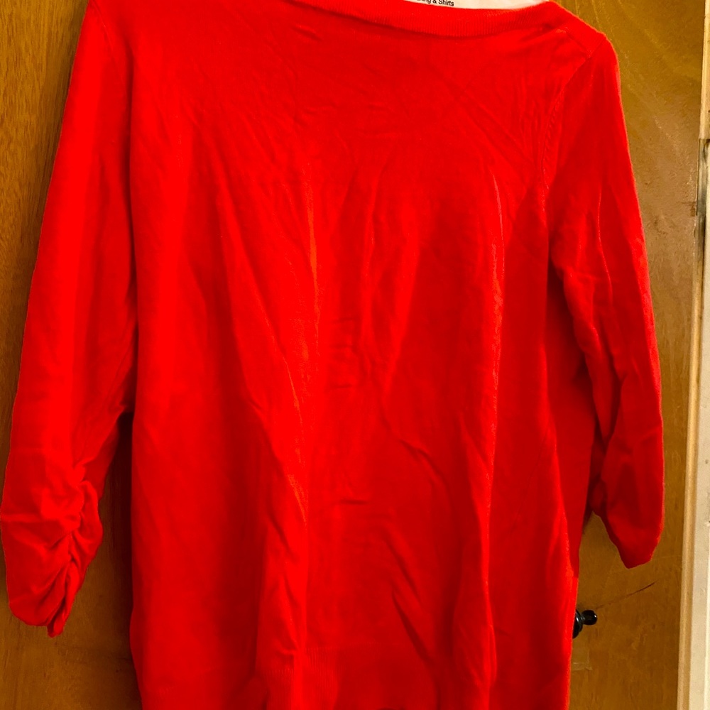 Coral Ross and Ally sweater 1X